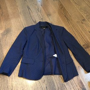 Eyelet detail women’s blazer